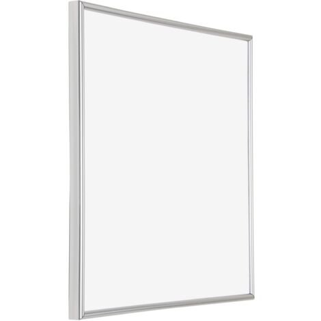 Cadre Photo 55x55 cm - Argent Brillant - Plastique - Annecy