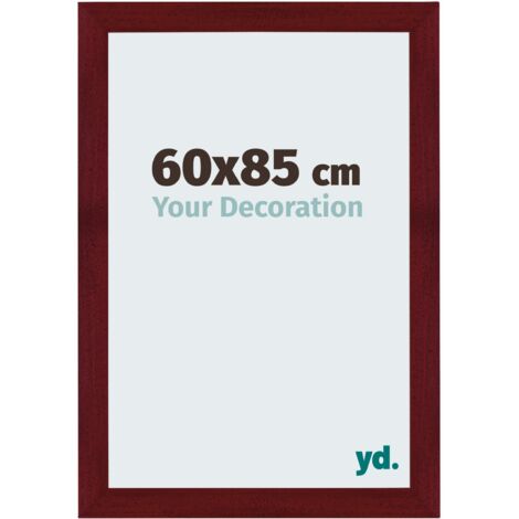 Cadre Puzzle 60x85 cm - Vin Rouge Patiné - MDF - Mura. (1/5)