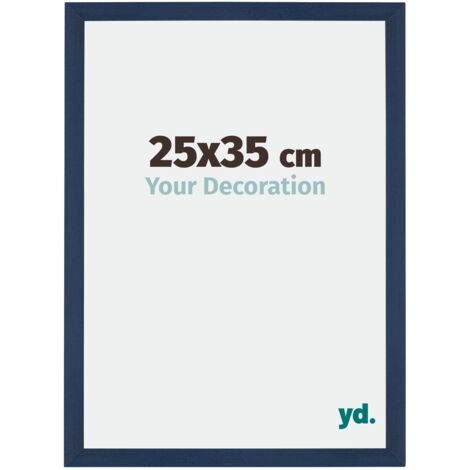 Cadre Puzzle 25x35 cm - Bleu Foncé Patiné - MDF - Mura. (1/5)