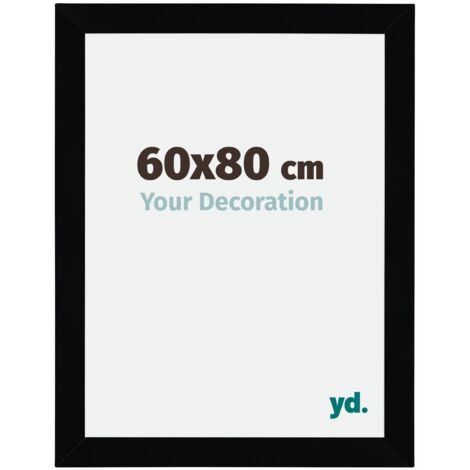 Cadre Puzzle 60x80 cm - cm - Noir Brillant - MDF - Mura. (1/5)
