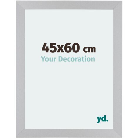 Cadre Puzzle 45x60 cm - Argent Mat - MDF - Mura. (1/5)