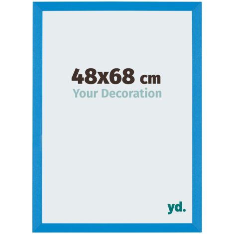 Cadre Puzzle 48x68 cm - Bleu Brillant - MDF - Mura. (1/5)