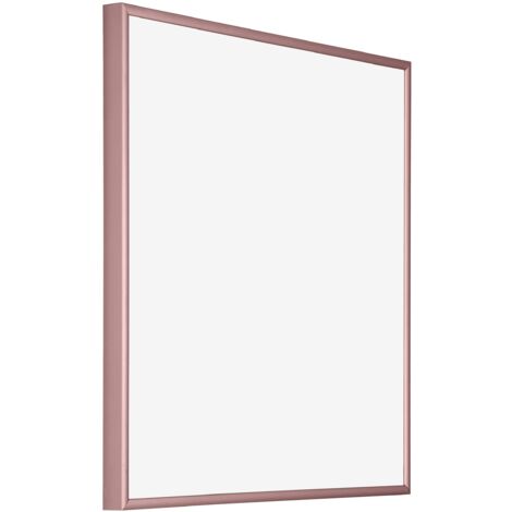 Cadre Sous Verre Sans Bord 50x50 Cm - Passepartout 35x35 Cm, Clips De Fixation, Verre En Polystyrène, Fabriqué En Allemagne