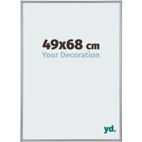 Cadre Puzzle 49x68 cm - Argent Brillant - Plastique - Annecy. (1/5)
