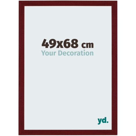 Cadre Puzzle 49x68 cm - Vin Rouge Patiné - MDF - Mura. (1/5)