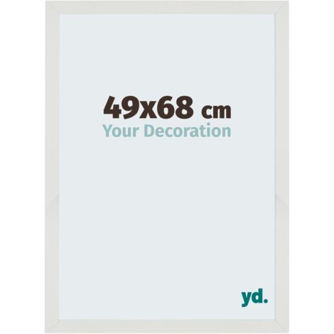 Cadre Puzzle 49x68 cm - Blanc Mat - MDF - Mura. (1/5)