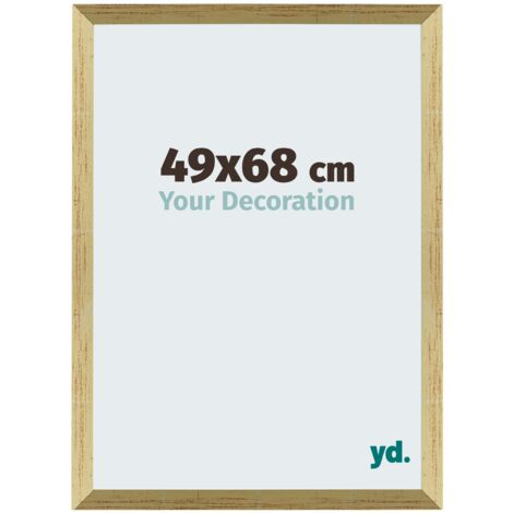 Cadre Puzzle 49x68 cm - Or Brillant - MDF - Mura. (1/5)