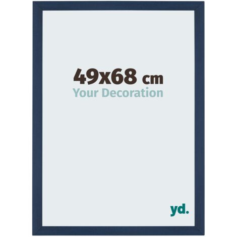 Cadre Puzzle 49x68 cm - Bleu Foncé Patiné - MDF - Mura. (1/5)