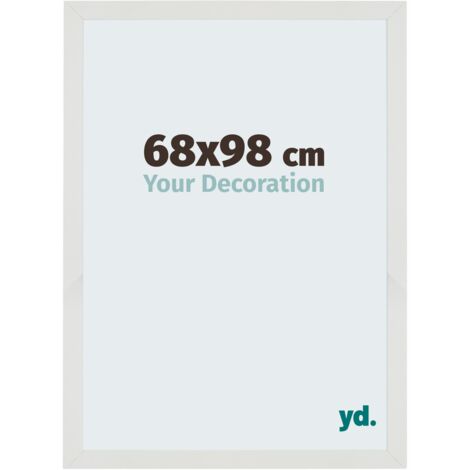 Cadre Puzzle 68x98 cm - Blanc Mat - MDF - Mura. (1/5)