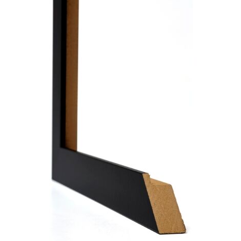 Cadre Photo 50x100 cm - Noir Brillant - MDF - Mura