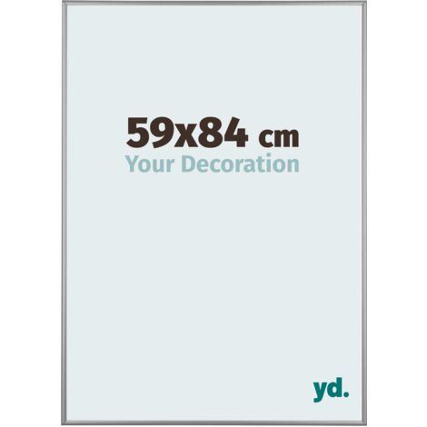 Cadre Puzzle 59x84 cm - Platine - Aluminium - Kent. (1/5)