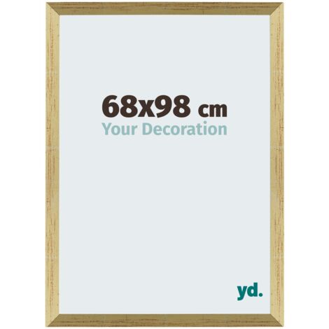 Cadre Puzzle 68x98 cm - Aluminium - Brossé - MDF - Mura