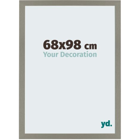 Cadre Puzzle 68x98 cm - Gris Patiné - MDF - Mura