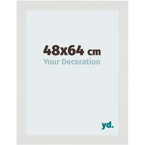 Cadre Puzzle 48x64 cm - Blanc Mat - MDF - Mura.
