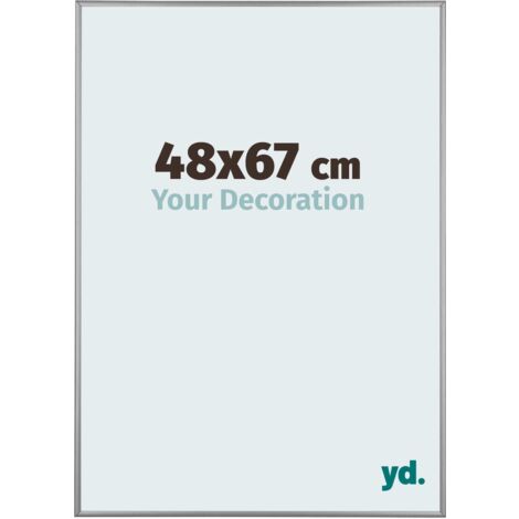 Cadre Puzzle 48x67 cm - Platine - Aluminium - Kent. (1/5)