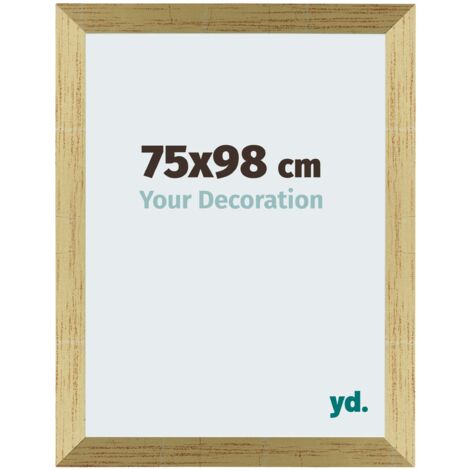 Cadre Puzzle 75x98 cm - Or Brillant - MDF - Mura. (1/5)