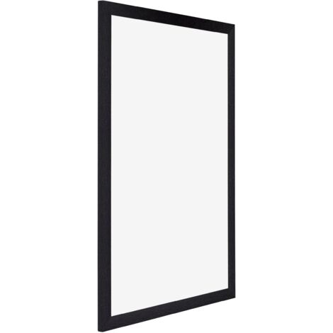 Cadre Photo 68x98 cm - Noir Mat - Plastique - Bordeaux