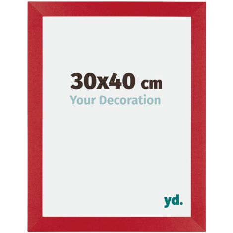 Cadre Puzzle 30x40 cm - Rouge - MDF - Mura.