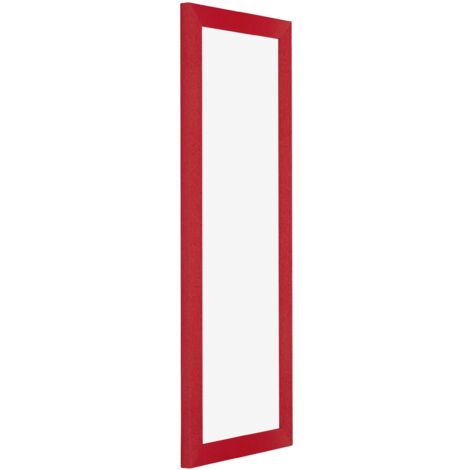 Cadre Puzzle 67x98 cm - Vin Rouge Patiné - MDF - Mura