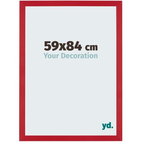 Cadre Photo 59x84 cm - Rouge - MDF - Pisa