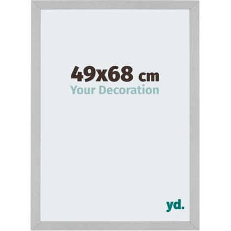Cadre Puzzle 49x68 cm - Argent Mat - MDF - Mura. (1/5)