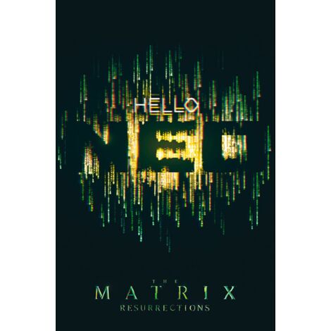 Poster The Matrix Hello Neo 61x91.5cm.