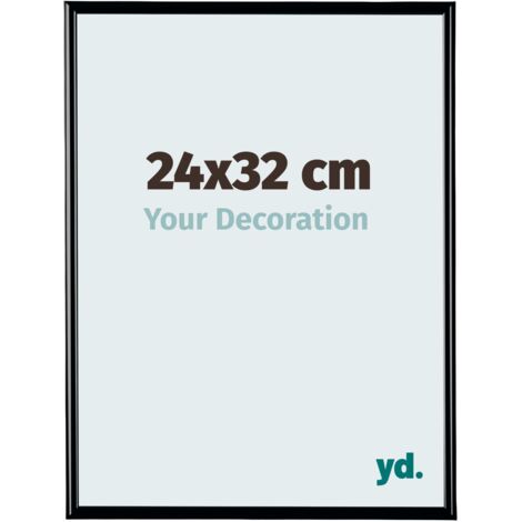 yd. - Cadre photo 24x32 - Noir Brillant - Plastique - Bordeaux (1/5)