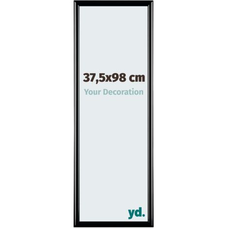 yd. - Cadre photo 37.5x98 - Noir Brillant - Plastique - Bordeaux