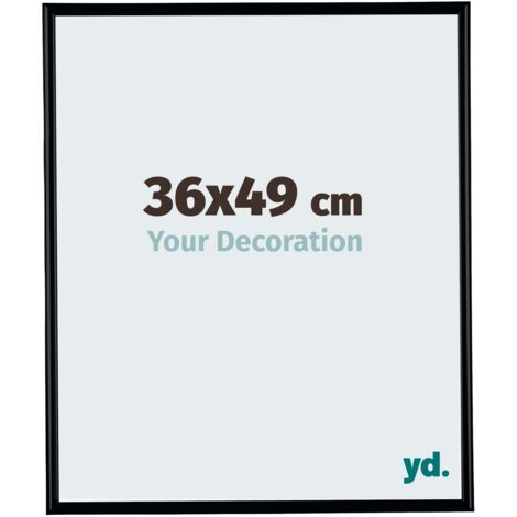 yd. - Cadre photo 36x49 - Noir Mat - Plastique - Bordeaux