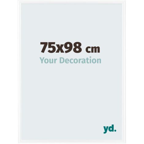 yd. - Cadre photo 75x98 - Blanc Brillant - Plastique - Bordeaux (1/5)