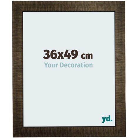 yd. - Cadre photo 36x49 - Champagne Brosse - Bois - Leeds (1/5)
