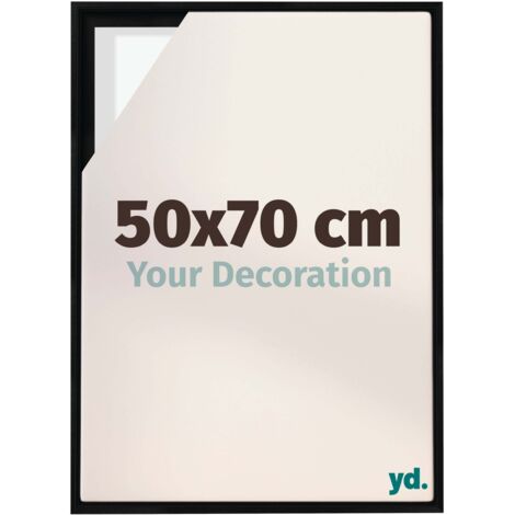 Your Decoration - Cadre flottant - Noir Mat - Cadre en caisse américaine pour toile sur chassis - MDF - Lyon (1/5)