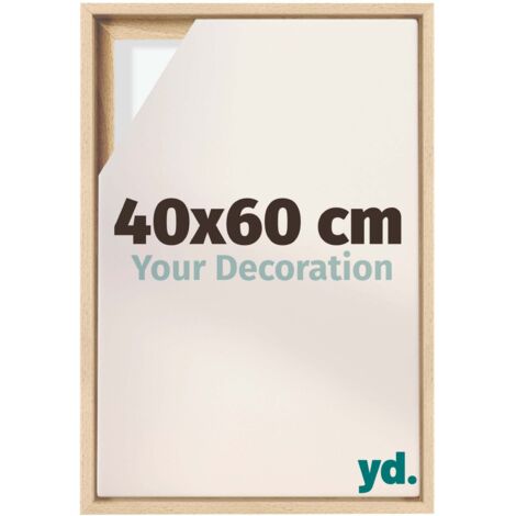 Your Decoration - Cadre flottant - Hetre - Cadre en caisse américaine pour toile sur chassis - MDF - Lyon (1/5)
