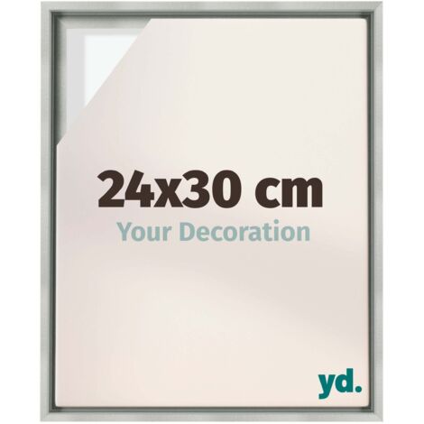 Your Decoration - Cadre flottant  - Argent Mat - Cadre en caisse américaine pour toile sur chassis - MDF - Lyon (1/5)