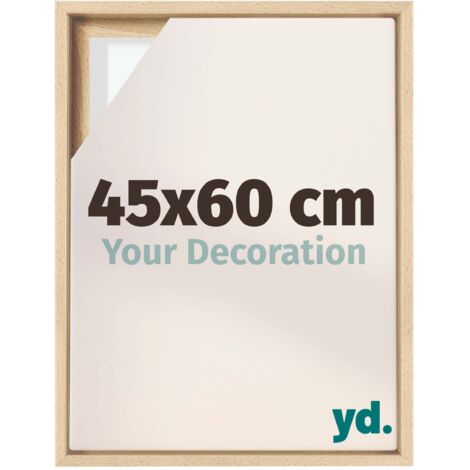 Your Decoration - Cadre flottant  - Hetre - Cadre en caisse américaine pour toile sur chassis - MDF - Lyon (1/5)