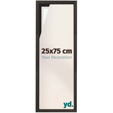 Your Decoration - Cadre flottant  - Chene Fonce - Cadre en caisse américaine pour toile sur chassis - MDF - Lyon (1/5)