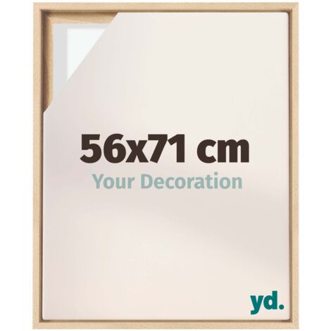 Your Decoration - Cadre flottant - Hetre - Cadre en caisse américaine pour toile sur chassis - MDF - Lyon (1/5)