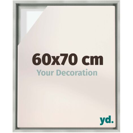 Your Decoration - Cadre flottant  - Argent Mat - Cadre en caisse américaine pour toile sur chassis - MDF - Lyon (1/5)