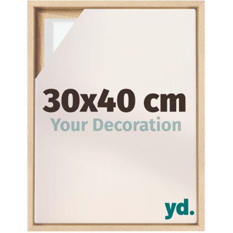 Your Decoration - Cadre flottant - Hetre - Cadre en caisse américaine pour toile sur chassis - MDF - Lyon (1/5)