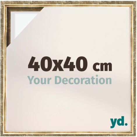 Your Decoration - Cadre flottant  - Or Antique - Cadre en caisse américaine pour toile sur chassis - MDF - Lyon (1/5)