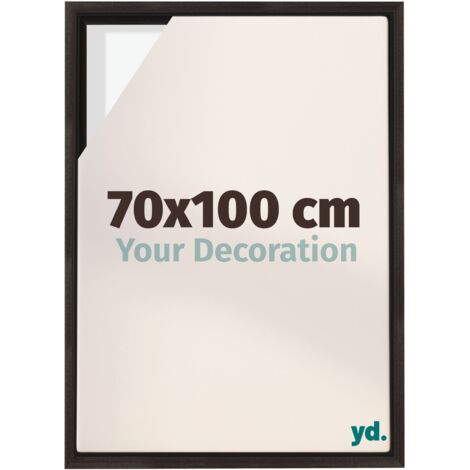 Your Decoration - Cadre flottant  - Chene Fonce - Cadre en caisse américaine pour toile sur chassis - MDF - Lyon (1/5)