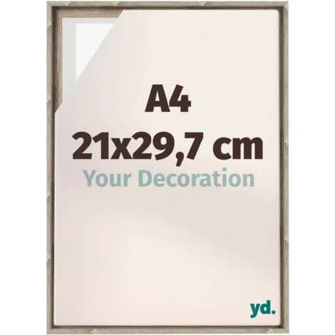 Your Decoration - Cadre flottant  - Chene Sonoma - Cadre en caisse américaine pour toile sur chassis - MDF - Lyon (1/5)