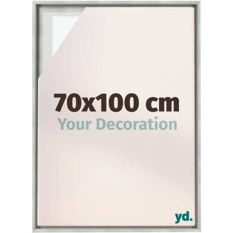 Your Decoration - Cadre flottant  - Argent Mat - Cadre en caisse américaine pour toile sur chassis - MDF - Lyon (1/5)