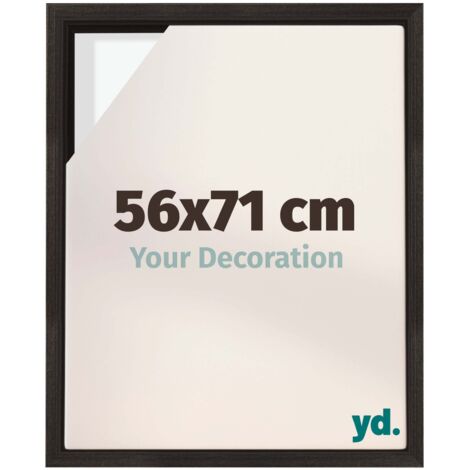 Your Decoration - Cadre flottant  - Chene Fonce - Cadre en caisse américaine pour toile sur chassis - MDF - Lyon (1/5)