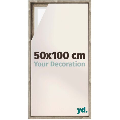Your Decoration - Cadre flottant  - Chene Sonoma - Cadre en caisse américaine pour toile sur chassis - MDF - Lyon (1/5)