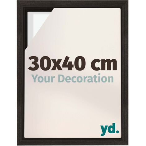 Your Decoration - Cadre flottant  - Chene Fonce - Cadre en caisse américaine pour toile sur chassis - MDF - Lyon (1/5)