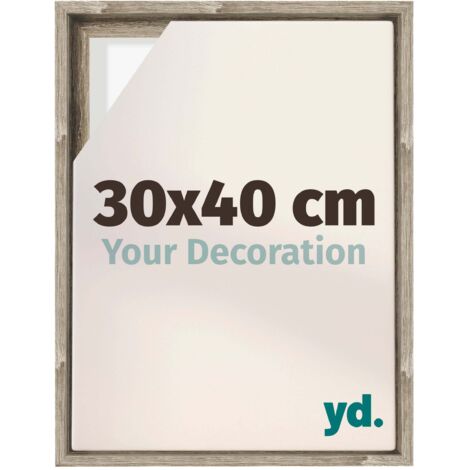 Your Decoration - Cadre flottant  - Chene Sonoma - Cadre en caisse américaine pour toile sur chassis - MDF - Lyon (1/5)