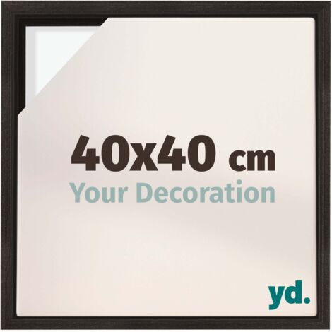 Your Decoration - Cadre flottant  - Chene Fonce - Cadre en caisse américaine pour toile sur chassis - MDF - Lyon (1/5)