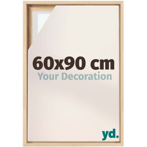 Your Decoration - Cadre flottant - Hetre - Cadre en caisse américaine pour toile sur chassis - MDF - Lyon (1/5)