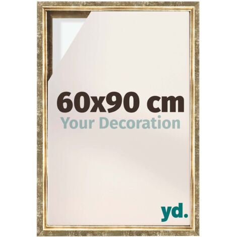 Your Decoration - Cadre flottant  - Or Antique - Cadre en caisse américaine pour toile sur chassis - MDF - Lyon (1/5)